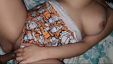 A busty college girl tells me she'_s alone. Slow motion.