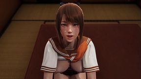 Japanese student sucked l 3D anime hentai uncensored SFM