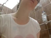 Wet shirt babe