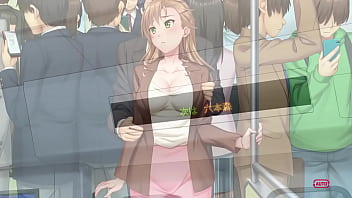 My Horney Ex-Classmate's Trophy Wife Gets Fucked on Public Train