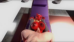Blaziken Boobs Massage With Cgi Girl