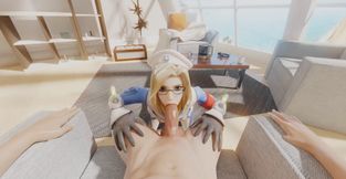 Overwatch - Combat Medic Mercy Blowjob (A XXX Parody)