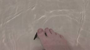 Giantess Tiny Man Bathtub Domination Foot Wrestling Under Water