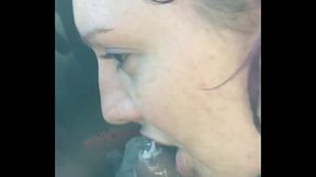 White mom sucking dick in car traffic Tampa