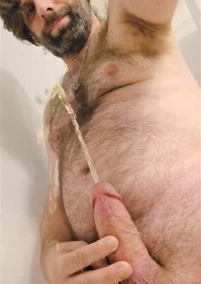 Watch Me Arc My Piss and Blow a Load, with Slow Motion Replays
