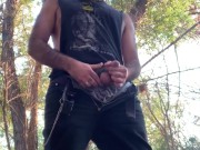 Pup Major | playing with cock in public (short)