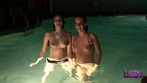 Smoking &amp_ Skinny Dipping In A Iowa Hotel Public Pool