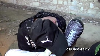 hot sneaker sex domination oudoor in public place