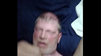 Jacking off cumming in my mouth swallowing my cum
