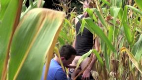 577 straigth flat fucked by jomy fix in exhib outdoor corner field