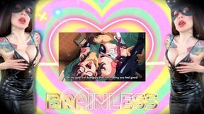 I will make you become a pregnant, brainless , ahegao hucow ! - PVC, BUNNY MASK