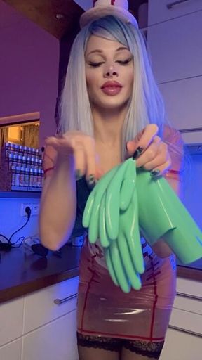 Doctor Slavena LATEX GLOVES Mesmerize MEDICAL CHECK JOI POV