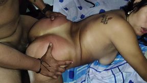 Doggy Fuck by My Lover While My Husband Films