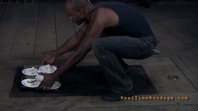 Sexy castigation for ravishing slaves