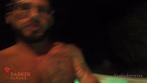 my slutty little stepsister got soaked and fucked hard in the hot tub while no one was home