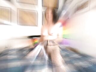 TS Jaymie Jameson Takes cum from BBC bull in her tight screw hole