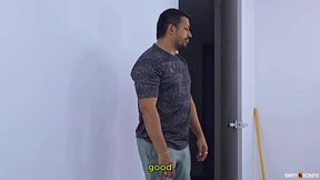 Stepdad seduces 18-year-old stepdaughter for a wild fuck session