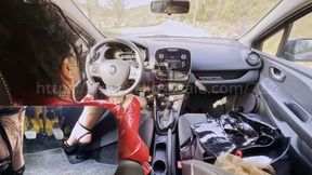 Mistress Lady Georgia hates this car - PIP over shoulder - Episod 2
