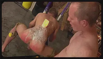 Twink Chris Endures Anal & Wax Play Punishment