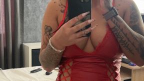 Smoking in mirror