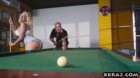 Luna Star In Waitress Loses A Game Of Pool And Gives Up Her Ass