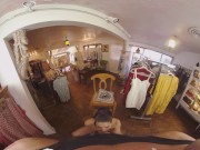 VRB Trans Dildo Ass Fuck Show While Shopping VR Porn