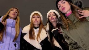 Amateur Public POV Foursome Spitting Humiliation In Winter (WMV HD 720p)