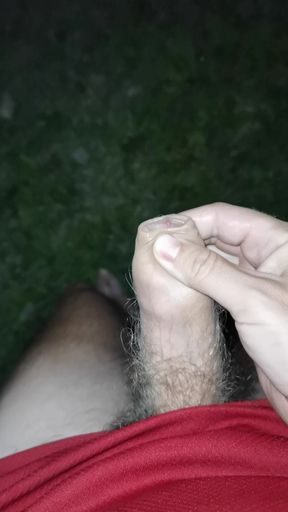 Jerk off and piss and big cumshot
