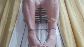 Tickling Angelin's mature feet (Cc)