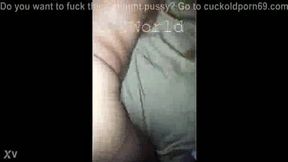 Watch as his big black monster cock stretches out my pussy
