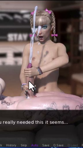 Futa groves # 6 - Emma and Johannes went to the gym ... Johannes gave Yoko a blowjob ... Johannes did some cosplay with   Clip 2