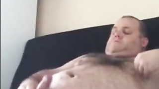 Chub bear handjob and cum 4