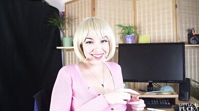 HATE FUCK YOUR CO-WORKER | BLONDE OFFiCE BiTCH IS A SUPER SLUT FOR YOUR DICK