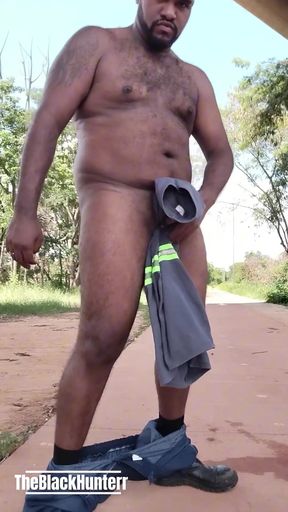 Coming back from work I stopped to pee and ended up taking off all my clothes on the street   Clip 2