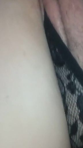 Seductive Black Sexy Lingerie Creamy Chubby Redhead Pussy Backshots