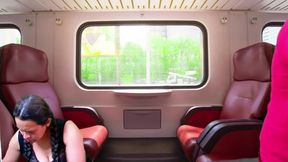 HOT RIDE ON THE TRAIN WITH ADAMANDEVE AND LUPO