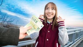 ”Kate Quinn earned money by dancing, flashing her boobs, giving a blowjob, & getting banged in various positions until she received a sexy load on her tongue.”