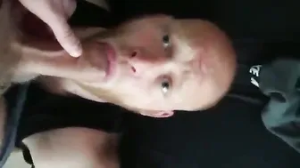 Bear Deepthroat Blowjob with Cum Swallowing