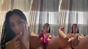 sapphire gives a blowjob to your cock and has orgasm moaning a lot.