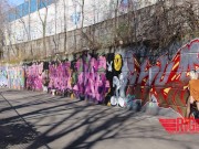 Stridere - Rosario Gallardo passeggia nuda in strada a Milano