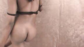 ”Pierced petite ebony teen fingered”