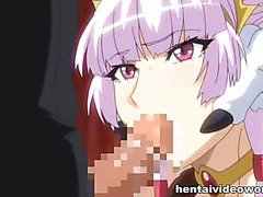 Hot hentai girl warrior sucks and fucks stick