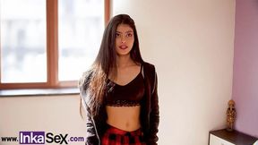 Latina petite, shy 18 years old gets fucked by morbid stranger from Peru