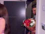 My first threesome ever with my husband and our security guard
