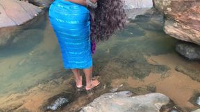 The King's Queet to Bath and the Forest Dwelled Water on Her and Her