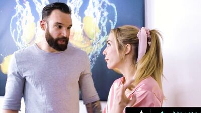 NURU MASSAGE - Sexy Masseuse Aiden Ashley Gives Hot POV Massage To Her Sibling's Husband