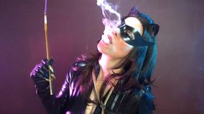 In Love With Julie Part 2 - Smoking Catwoman Dominatrix