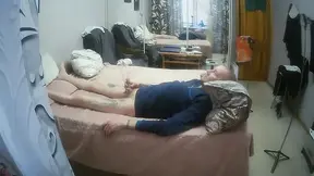 My stepmom interrupted my hand job, gave me a deep blowjob and swallowed my cum