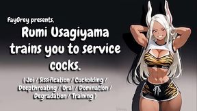 [FayGrey] [Rumi Usagiyama trains you to service cocks] (Joi Sissification Cuckolding Deepthroating Oral Domination Degradation Training)