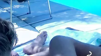 Twink smokers Felix Warner and Alexander Greene have outdoor bareback sex